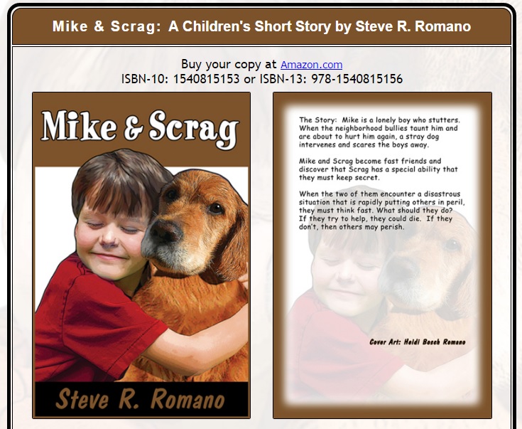 Mike and Scrag website design