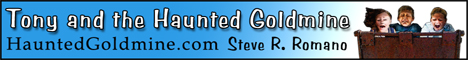 Tony and the Haunted Goldmine web banner ad